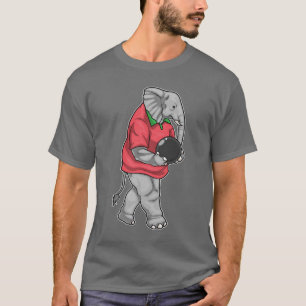 Elefant Bowling Bowlingkugel T-Shirt