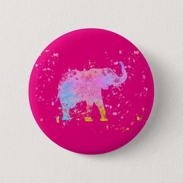 Elefant Button (Vorderseite)