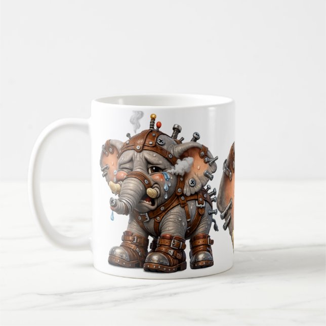 Elefant Chuck Kaffeetasse (Links)