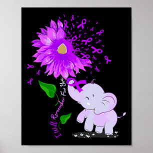 Elefant, den ich für dich erinnern werde Sonnenblu Poster
