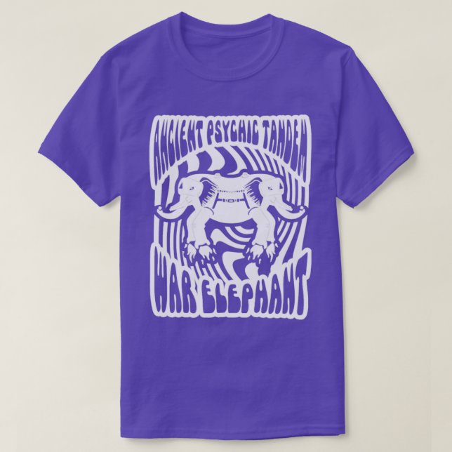 Elefant des alten psychischen Tandemkriegs T-Shirt (Design vorne)