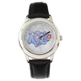 Elefant des niedlichen Cartoon Armbanduhr