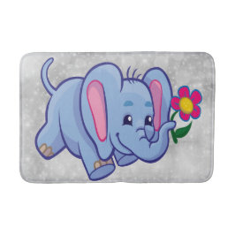 Elefant des niedlichen Cartoon Badematte