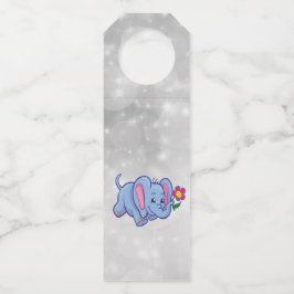 Elefant des niedlichen Cartoon Flaschenanhänger