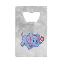 Elefant des niedlichen Cartoon Geldbeutel Flaschenöffner