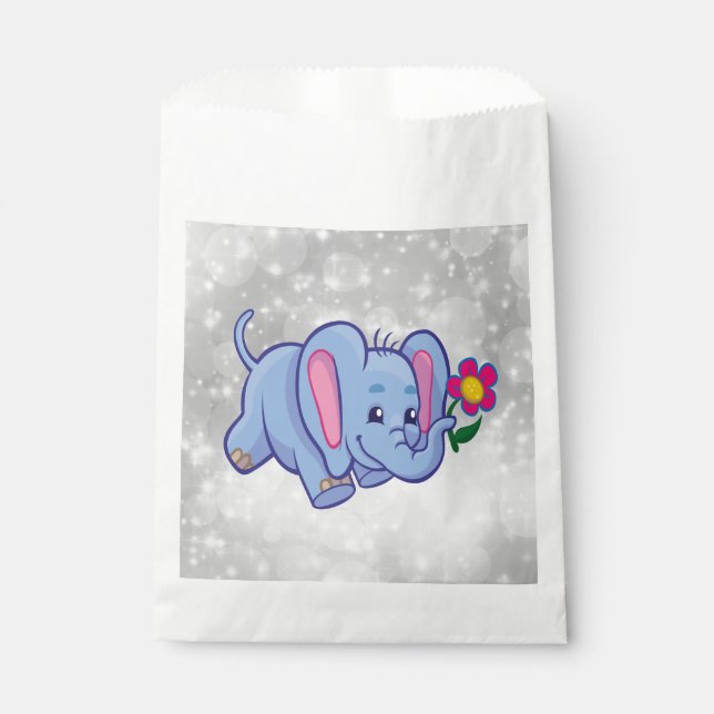 Elefant des niedlichen Cartoon Geschenktütchen (Vorderseite)