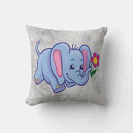 Elefant des niedlichen Cartoon Kissen