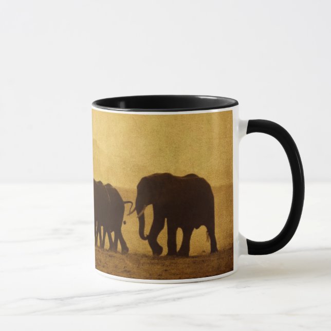 Elefant-Familie Tasse (Rechts)