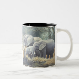 "Elefant-Familien-" Tasse