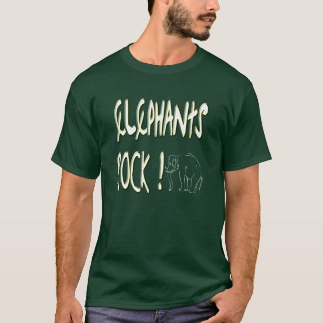 Elefant-Felsen! T - Shirt (Vorderseite)