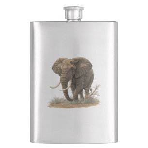 Elefant Flachmann