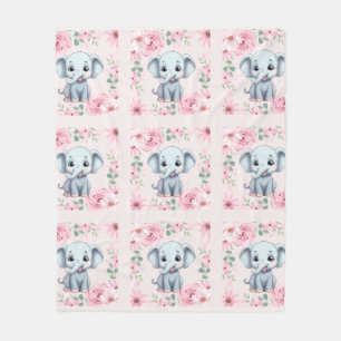 Elefant-Fleece-Decke Fleecedecke