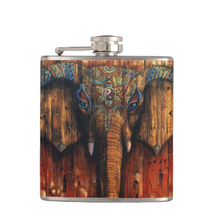 Elefant-Friedensflasche Flachmann