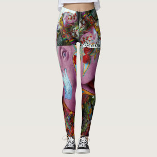 Elefant-Friedensyoga-Leggings Leggings