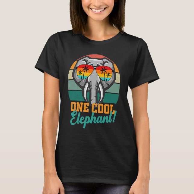 Elefant für Damen und Herren Kinder Welt-Elefanten T-Shirt (Vorderseite)