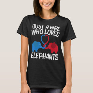 Elefant für Mädchen Kinder Wild Park Tier T-Shirt