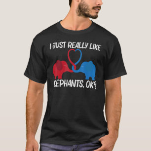 Elefant für Männer Frauen Wildtier 1 T-Shirt