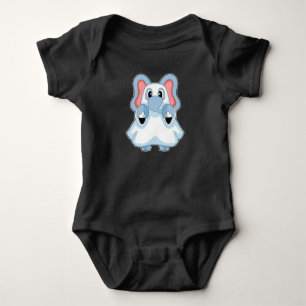 Elefant Halloween Geist Baby Strampler