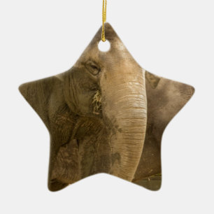 Elefant/Heffalump Keramik Ornament