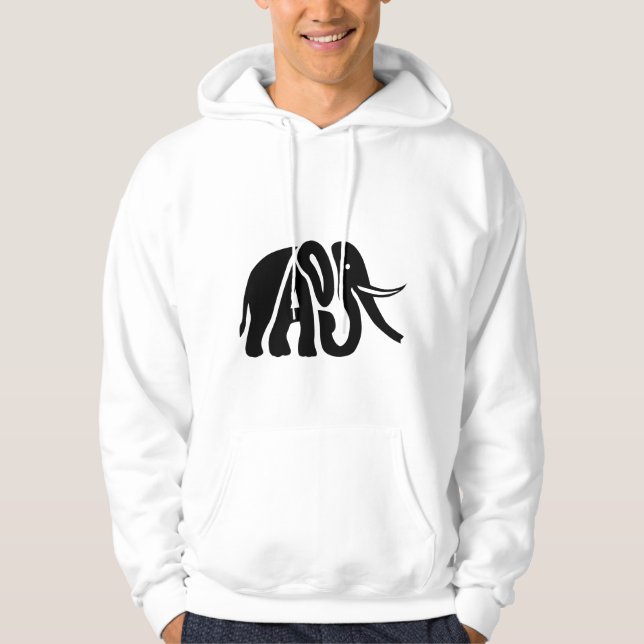 Elefant Hoodie (Vorderseite)