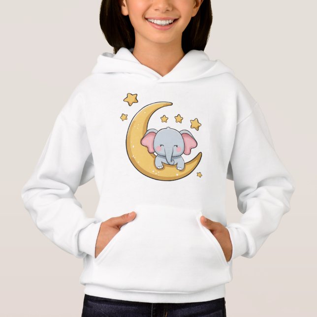 Elefant Hoodie (Vorderseite)