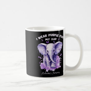 Elefant Ich trage Lila für meinen Vater Heimerheim Kaffeetasse