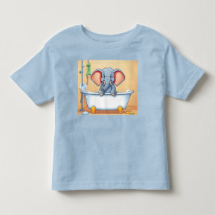 Elefant im Bad Kleinkind T-shirt
