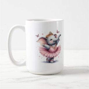 Elefant im Ballett Kaffeetasse