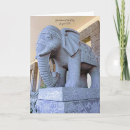 Elefant in der Innenstadt der Philippinen Karte