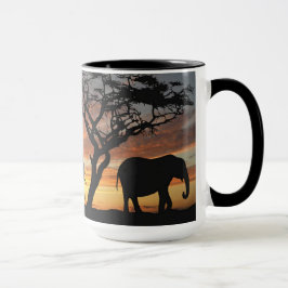 Elefant in der wilden Tasse