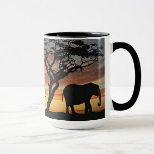 Elefant in der wilden Tasse
