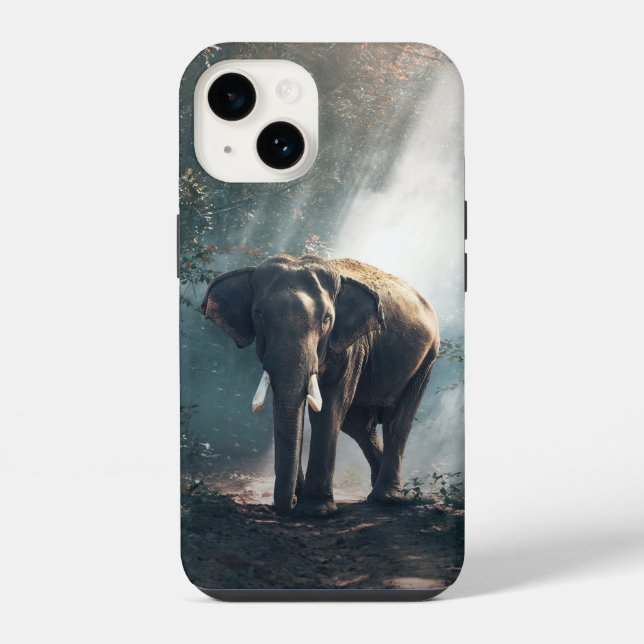Elefant iPhone 14 Hülle (Rückseite)