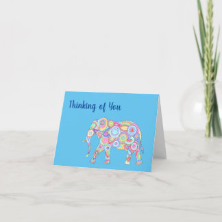 Elefant Karte für dich
