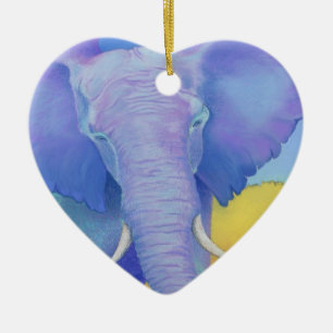 Elefant Keramik Ornament
