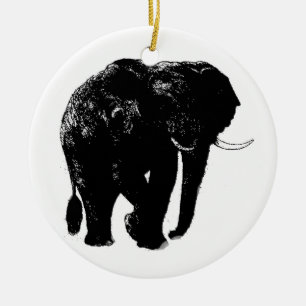 Elefant Keramik Ornament
