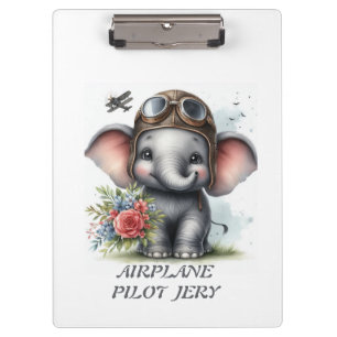 Elefant Klemmbrett
