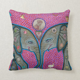Elefant-Liebe Kissen