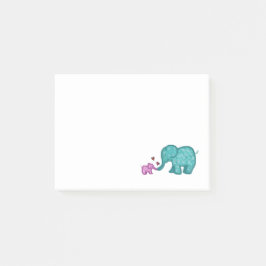 Elefant-Liebe Post-it Klebezettel