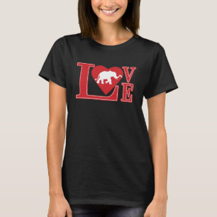 Elefant-Liebe T-Shirt