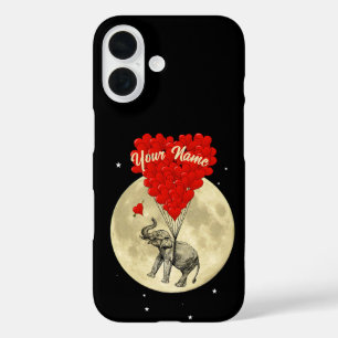 Elefant Liebesherz iPhone 16 Hülle