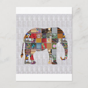 ELEFANT LowPRICE GRUPPENKARTE GRANDKARTE NVN491 Postkarte
