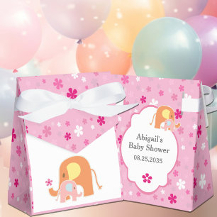 Elefant Mädchen Baby Shower Geschenkbox Geschenkschachtel