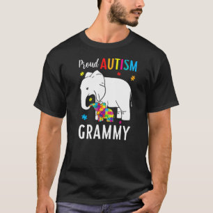 Elefant Mama Autistische Kinder Stolz Autismus Gra T-Shirt