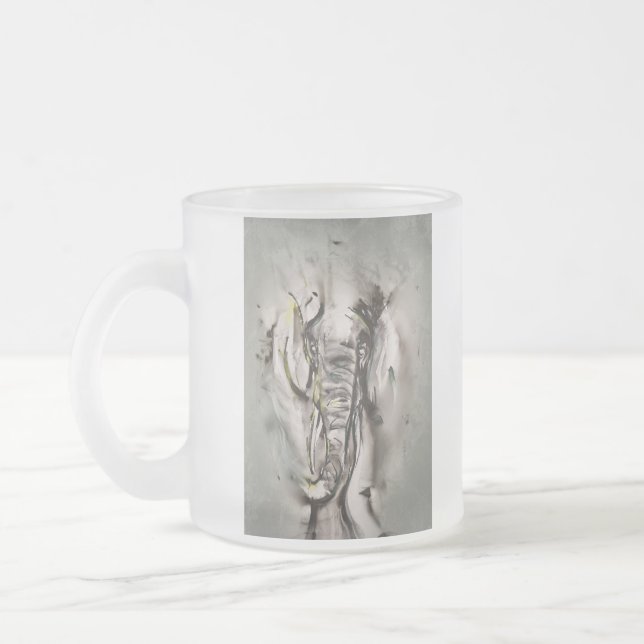 Elefant Mattglastasse (Links)