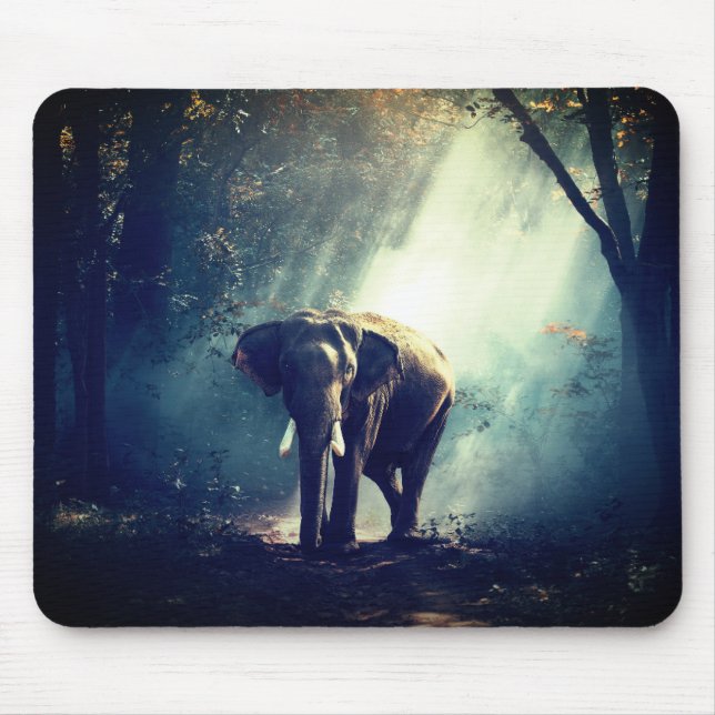 Elefant-Mausunterlage Mousepad (Vorne)