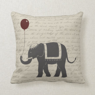 Elefant mit Ballon Kissen