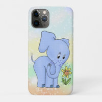 Elefant mit Blume