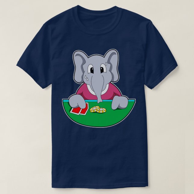 Elefant mit den Füßen T-Shirt (Design vorne)