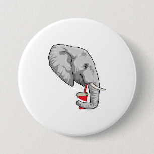 Elefant mit Drink Button
