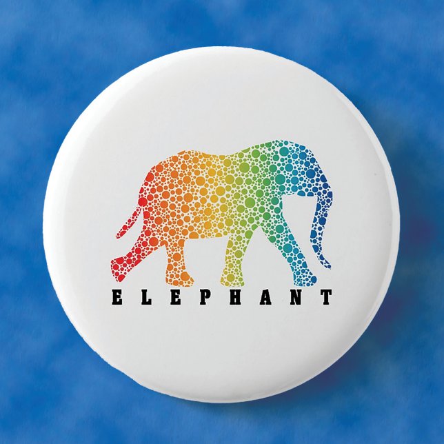 Elefant mit Farben Button (Von Creator hochgeladen)